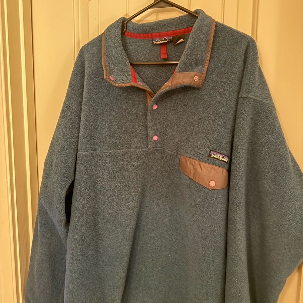 Patagonia Synchilla Blue Fleece Jacket